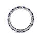4 - Joyce 2.70 mm Blue Sapphire and Diamond Eternity Band 