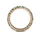 4 - Joyce 2.70 mm Green Garnet and Diamond Eternity Band 