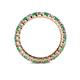 4 - Joyce 2.70 mm Emerald and Diamond Eternity Band 