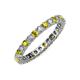 3 - Joyce 2.70 mm Yellow and White Diamond Eternity Band 