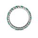4 - Joyce 2.70 mm Emerald and Diamond Eternity Band 