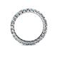 4 - Joyce 2.70 mm Aquamarine and Diamond Eternity Band 