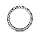 4 - Joyce 2.70 mm Smoky Quartz and Diamond Eternity Band 