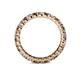 4 - Joyce 2.70 mm Smoky Quartz and Diamond Eternity Band 