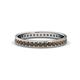 1 - Livia 1.70 mm Smoky Quartz Eternity Band 