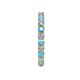 5 - Joyce 2.70 mm Blue Topaz and Diamond Eternity Band 