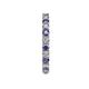 5 - Joyce 2.70 mm Iolite and Diamond Eternity Band 