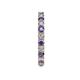 5 - Joyce 2.70 mm Iolite and Diamond Eternity Band 
