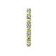 6 - Joyce 2.70 mm Peridot and Diamond Eternity Band 