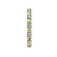 6 - Joyce 2.70 mm Peridot and Diamond Eternity Band 