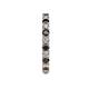 5 - Joyce 2.70 mm Black and White Diamond Eternity Band 
