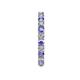 5 - Joyce 2.70 mm Tanzanite and Diamond Eternity Band 