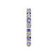 5 - Joyce 2.70 mm Tanzanite and Diamond Eternity Band 