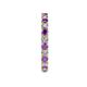 5 - Joyce 2.70 mm Amethyst and Diamond Eternity Band 