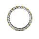 4 - Joyce 2.70 mm Yellow and White Diamond Eternity Band 