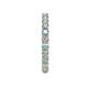 5 - Joyce 2.70 mm Aquamarine and Diamond Eternity Band 