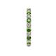 5 - Joyce 2.70 mm Green Garnet and Diamond Eternity Band 