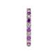 5 - Joyce 2.70 mm Amethyst and Diamond Eternity Band 