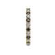 5 - Joyce 2.70 mm Smoky Quartz and Diamond Eternity Band 