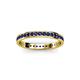 3 - Livia 1.70 mm Blue Sapphire Eternity Band 