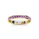3 - Livia 1.70 mm Amethyst Eternity Band 