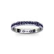 3 - Livia 1.70 mm Blue Sapphire Eternity Band 