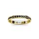 3 - Livia 1.70 mm Black Diamond Eternity Band 