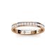 3 - Livia 1.70 mm White Sapphire Eternity Band 