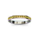 3 - Livia 1.70 mm Citrine Eternity Band 