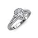 3 - Raisa Desire Diamond Halo Engagement Ring 