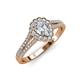 3 - Raisa Desire Diamond Halo Engagement Ring 