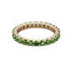 3 - Joyce 3.00 mm Green Garnet Eternity Band 