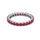 3 - Joyce 3.00 mm Ruby Eternity Band 