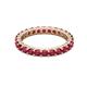 3 - Joyce 3.00 mm Ruby Eternity Band 