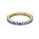 3 - Joyce 3.00 mm Tanzanite Eternity Band 