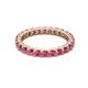 3 - Joyce 3.00 mm Pink Tourmaline Eternity Band 