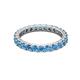 3 - Joyce 3.00 mm Blue Topaz Eternity Band 