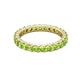 3 - Joyce 3.00 mm Peridot Eternity Band 