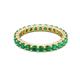 3 - Joyce 3.00 mm Emerald Eternity Band 