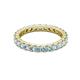 3 - Joyce 3.00 mm Aquamarine Eternity Band 