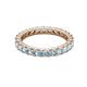 3 - Joyce 3.00 mm Aquamarine Eternity Band 