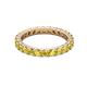 3 - Joyce 3.00 mm Yellow Sapphire Eternity Band 