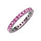 4 - Joyce 3.00 mm Pink Sapphire Eternity Band 