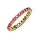 4 - Joyce 3.00 mm Pink Tourmaline Eternity Band 