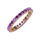 4 - Joyce 3.00 mm Amethyst Eternity Band 