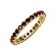 4 - Joyce 3.00 mm Red Garnet Eternity Band 