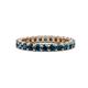 1 - Joyce 3.00 mm Blue Diamond Eternity Band 