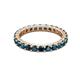 3 - Joyce 3.00 mm Blue Diamond Eternity Band 