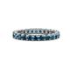 1 - Joyce 3.00 mm London Blue Topaz Eternity Band 