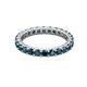 3 - Joyce 3.00 mm London Blue Topaz Eternity Band 